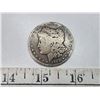 Image 1 : 1903 USA Morgan silver dollar - coin is curved