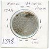 Image 1 : 1749 Mexican silver coin