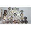 Image 2 : 30pcs of Vintage assorted Canadian 25 cents & China bowl