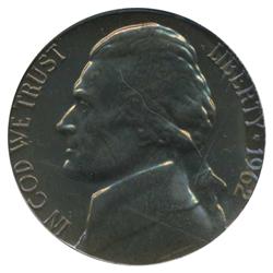 1962 Jefferson Nickel PROOF Graded PR69 Rainbow Toning (COI-4495)