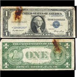 1935E $1 Silver Certificate Star Note Circulated RARE (COI-4691)