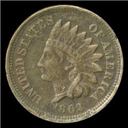 1862 Indian Cent Better Grade (COI-4978)