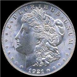 1921S Morgan Dollar Graded MS66 RARE Variety (COI-5000)