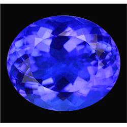 28.2ct Oval Cornflower Blue Quartz Brazil (GEM-15570)