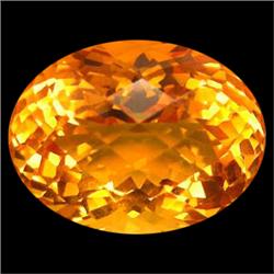 20.50ct  Wonderful Checked Golden Yellow Citrine (GEM-15630)