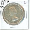 Image 1 : 1953 SF Canadian Silver Dollar