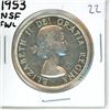 Image 1 : 1953 NSF Canadian Silver Dollar