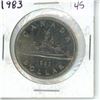 Image 1 : 1983 Canadian Nickel Dollar