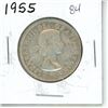Image 1 : 1955 Canadian Fifty Cent Piece