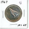 Image 1 : 1967 Canadian Fifty Cent Piece