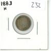 Image 1 : 1883H Canadian Five Cent Piece