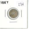Image 1 : 1887 Canadian Five Cent Piece