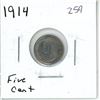 Image 1 : 1914 Canadian Five Cent Piece