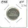 Image 1 : 1948 Canadian Five Cent Piece