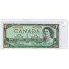 Image 1 : 1954 Bank of Canada - Asterick One Dollar Note