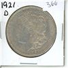 Image 1 : 1921 D US Morgan Dollar