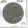 Image 1 : 1972 USA Eisenhower Dollar
