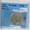 Image 2 : 1949 - CCCS Graded Canadian Fifty Cent Piece