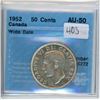 Image 2 : 1952 - CCCS Graded Canadian Fifty Cent Piece