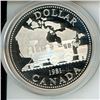 Image 1 : 1981 Canadian Proof Silver Dollar