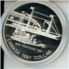 1991 Canadian Proof Silver Dollar