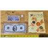 Image 1 : Coins Through the Ages by Laurence Brown & Two Bills