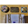 Image 3 : Vintage Necklace, Belt Buckle and Small Tins