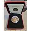 Image 1 : 2004 Hopewell Rocks $20. 99.99% pure Silver with gold plating. Proof with Ultra Heavy Cameo. Housed 
