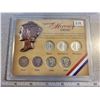 Image 1 : Legend of the Mercury Dime. 7 U.S. Silver Mercury Dimes from different Mints & decades. Housed in a 