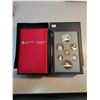 Image 1 : 1986 Vancouver Centennial Proof Set. Popular Train Silver Dollar. 7-coin set. Proof with Ultra Heavy