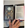 Image 3 : 1986 Vancouver Centennial Proof Set. Popular Train Silver Dollar. 7-coin set. Proof with Ultra Heavy