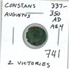 Image 1 : Rome. Emperor Constans, Augustus. 337 – 350 AD. AE4. Reverse: 2 Victories.