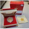 Image 1 : 2003 Lunar Year of the Sheep $15. Sterling Silver with 24-karat Gold plated Cameo. Proof with Ultra 