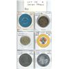 Image 1 : Lot of 6 Casino Tokens. Includes Golden Nugget, Saskachimo Casino, Casino Regina, Lake City Casino, 