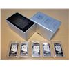 Image 3 : Five 1 oz (one ounce) .999 certified fine silver Arizona silver bars