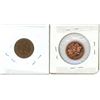 Image 2 : Set of 2, Canadian 1 cent coins - Years 1967 & 1966