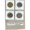 Image 1 : 4 International coins - Costa Rica, Phillipines, Canada and India