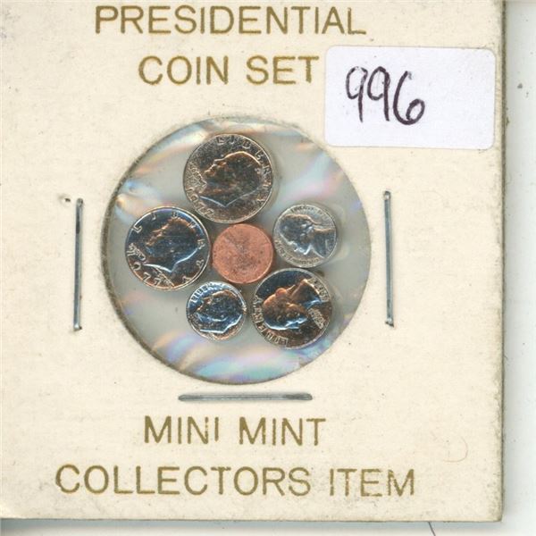 Mini Coin Set Mini Mint Presidential Coin Set