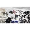 Image 6 : Huge lot of assorted cables, tv antenna, telephone cords, etc. & Blackberry Torch with accessories