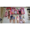 Image 1 : Lot of Barbies, Barbie Clothes, and Assorted Dolls