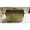 Image 1 : Vintage Brass Magazine Holder