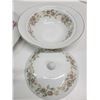 Image 2 : Lot of China Plate, Bowl with Lid and Gravy Dish