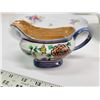 Image 4 : Lot of China Plate, Bowl with Lid and Gravy Dish
