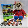 Image 1 : Christmas Bear, Monster Trucks and Vintage Die-Cast Toy Cars