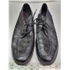 Image 2 : German Leather Shoes s47 Mens, Men's Leather Shoes s14, Leather Shoes (tag too worn, 13" heel to toe