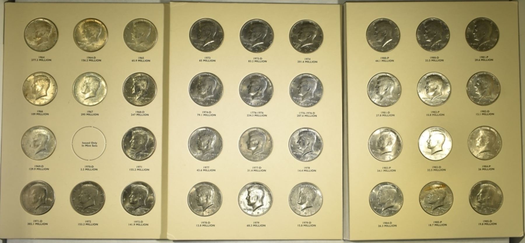 KENNEDY HALF DOLLARS ALBUM