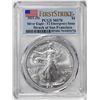 Image 1 : 2021-(S) Type 2 $1 American Silver Eagle Coin PCGS MS70 First Strike Emergency Issue