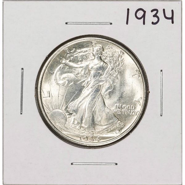 1934 Walking Liberty Half Dollar Coin