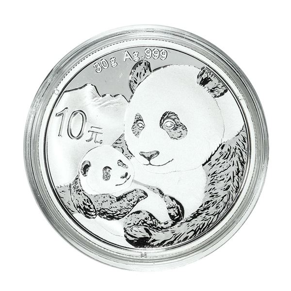 2019 China 10 Yuan Panda Silver Coin