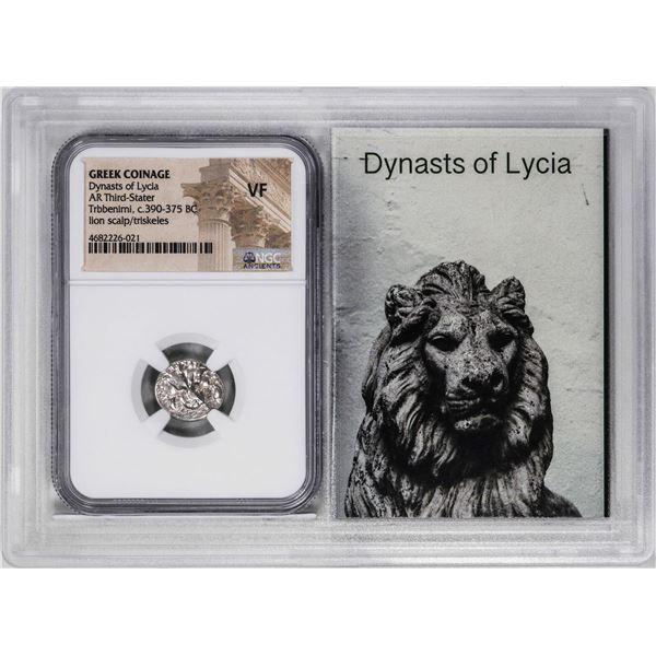 Greek Dynasts of Lycia Trbbenimi c.390-375 BC AR Third-Stater Ancient Coin NGC VF